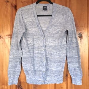 Gap Periwinkle knit cardigan- S